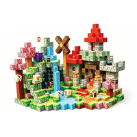 Bloques de Construcción Magnéticos, Set de Castillo, Surtido Educativo, Línea de Productos Importados Listos para la Reventa Global