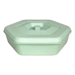 Used Mold Round Storage Container Plastic Compartment Candy Tray Injection Mould Camping Snack Plate Second Hand Molds
