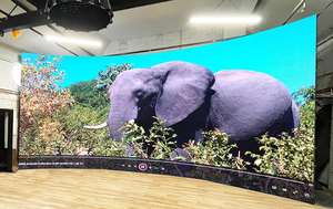 Pantalla LED de paso pequeño P1.56 de definición ultraalta, fácil de instalar, LED comercial de servicio frontal 4K 8K para animación Wayfinding - Product Image 6