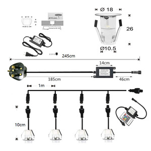 Mini <span class=keywords><strong>Floor</strong></span> Recessed Spot Lights <span class=keywords><strong>Led</strong></span> Ngoài Trời 12V Ip67 0.4W Inground <span class=keywords><strong>Light</strong></span> Đèn Điện Áp Thấp - Product Image 5