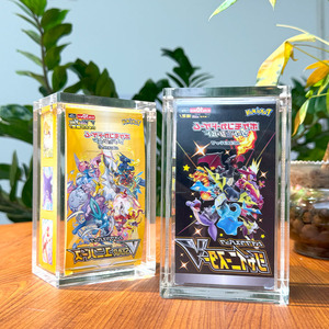 TCG personnalisé haute classe Pokemon grande boîte de rappel en acrylique japonais vitrine Logo personnalisé pour Pokomon étoile brillante résistant aux UV - Product Image 5