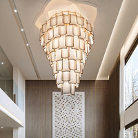 Nouvelle Offre Spéciale villa moderne salon escalier grand lustre hall d'hôtel suspension de luxe