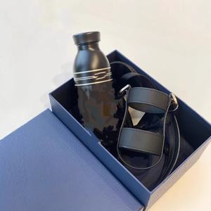 Blue and White Luxury Stainless Steel Thermos Cup with Lid <b>Large</b> Capacity Eco-Friendly Coffee <b>Mug</b> for Christmas Gifts - Product Image 4