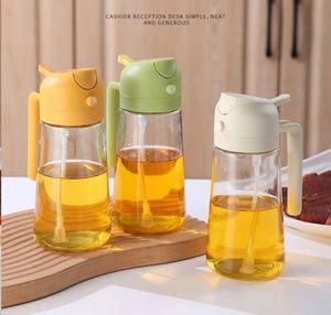 Botella de Vidrio Reversible para Rociar Aceite, Ecológica, Reutilizable, Saludable, Solo para Lavar a Mano, para Cocinar, Barbacoa, Aderezos para Ensaladas - Product Image 4