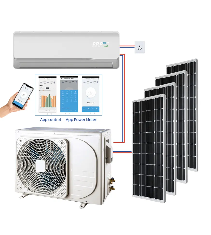 New Type Dc Solar Air Conditioner 9000btu 12000btu 18000btu 24000btu 30000btu 36000btu Split Air Conditioner