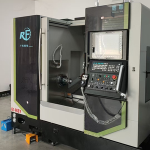 Kim loại nhôm phay quay gia công dual-trục chính công cụ tháp pháo đay-millinghigh-end vừa làm nhiệm vụ máy tiện <span class=keywords><strong>CNC</strong></span> - Product Image 2