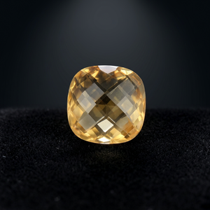 Piedras Preciosas de Citrino Amarillo Natural, Corte Cojín de 5x5 mm, Facetadas, Sueltas, Certificadas por Terceros, Gopika Exports, Joyería Fina - Product Image 1