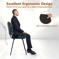 Ergonomische Mesh-Bürostühle für Schwerlastbetrieb, Plüsch-Besprechungsstühle, Stapelbare Empfangsbereich-Stühle, Stapelbare Konferenzraumstühle