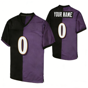 カスタムアメリカンフットボールジャージ 刺繍入り高品質 デンバー シカゴ カンザスシティ ニューイングランド ステッチ入り ラグビーユニフォーム - Product Image 1