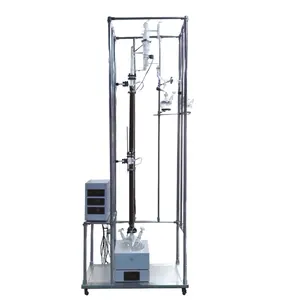 Distillate Glass And Stainless Steel Fractional Column essential oil distillation equipment distillation machine