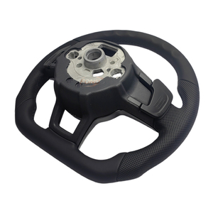 Volant en cuir pour Volkswagen <span class=keywords><strong>Golf</strong></span> <span class=keywords><strong>6</strong></span> 7 GTI GTE R RS S-Line <span class=keywords><strong>GTD</strong></span> Passat B8 B7 B6 MK7.5 VW Polo MK7 MK6 MK5 - Product Image 2