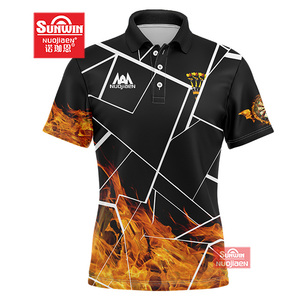 Hot Sale Custom Men's Polo Shirt 100% Polyester With Zipper Pocket Quick Dry Short Sleeve Sport Golf Polo Shirt Breathable