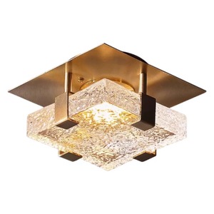 Lámpara de techo LED cuadrada de cristal empotrada para entrada, pasillo, iluminación del hogar - Product Image 4