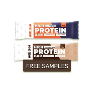 NON-GMO source plant based protein bar in stock protein bar nutrition private bulk label protein bars factory supply