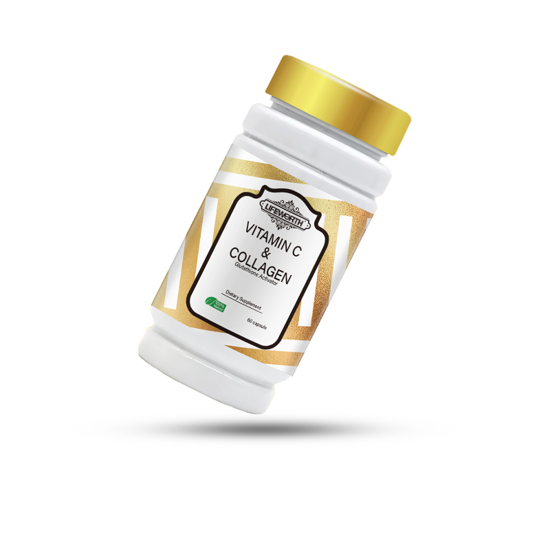 Lifeworth OEM Private Label Pills Clear Vitamin A Vitamin C Disintegrates Clogged Pores Skin Care Capsules & Pills