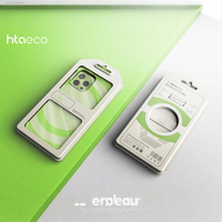 Boîte en pulpe moulée biodégradable écologique personnalisée de 2 cm d'épaisseur pour téléphone et ordinateur, emballage en papier moulé