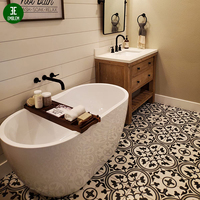 Plateau de baignoire en bois naturel, caddie de salle de bains avec porte-tablette, plateaux de baignoire en bambou