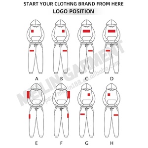 OEM Custom 420 Gsm Hoodies and Sweatpants <b>Set</b> Baggy Sweat Suit Jogging <b>Set</b> Man Oversized Gray Streetwear Tracksuit Manufacturer - Product Image 4
