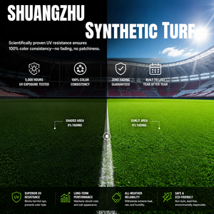 <span class=keywords><strong>Gazon</strong></span> synthétique robuste de 4 m de large pour la périphérie des terrains sportifs, idéal pour les stades, les terrains de football, les terrains de tennis, les pistes de course, les zones tampon et l'aménagement paysager - Product Image 6