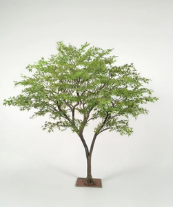 Simulación de árbol de arce caballo borracho madera interior árbol planta verde paisaje ventana decoración paisaje ventana grande planta - Product Image 4