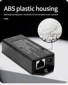 Gigabit IEEE802.3af/at 24W <b>USB</b> Adapter Standard DC48V <b>to</b> 12V 2A Plastic Poe with Power <b>Ethernet</b> Monitor - Product Image 3