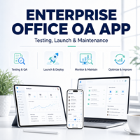 Desarrollo de Aplicaciones OA Personalizadas para Empresas en IOS y Android con Gestión de Tareas de Aprobación de Flujo de Trabajo y Colaboración en Equipo