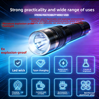 Lampe torche antidéflagrante IP66 en aluminium, mini lampe frontale de sécurité à LED puissante pour casque, idéale pour les stations de pompage et les casernes
