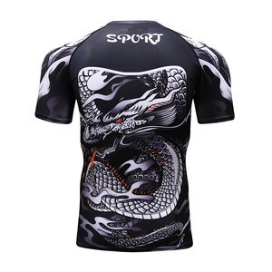 T-shirt de super-héros pour hommes, vêtements de Gym, avec Compression, Raglan, imprimé en 3D - Product Image 3