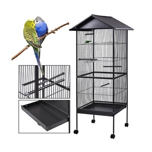 Doğrudan tedarik papağan kafes kuş üreme kafesi tiryakisi antika kuş papağan çatı kafes ev - Product Image 1