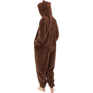 Vendita calda pigiami animali in flanella da <span class=keywords><strong>donna</strong></span> con stampa orso pigiami in <span class=keywords><strong>peluche</strong></span> con un ordine minimo di 3 pezzi - Product Image 2