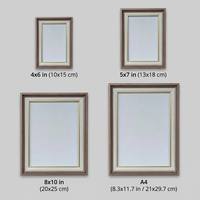 Cadre Photo Multi-Couches en Bois avec Bordure Dorée – Vente en Gros OEM pour Décoration Murale et Présentoir de Table – Idéal Cadeau