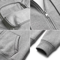 Cenloong – Nouveaux sweats à capuche unisexe en coton vierge tendance, style streetwear, avec compartiment pour sac à dos intégré