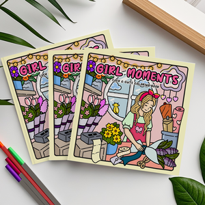 Un semplice libro da colorare da colorare in stile carino con serigrafia su carta patinata e carta artistica - Product Image 6