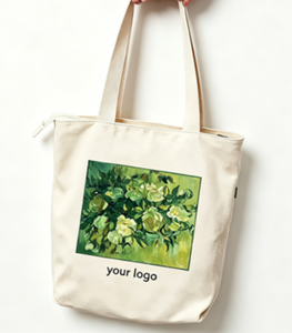 Bolsa de Tela Personalizada con Logotipo Impreso, Bolsa de Compras Reutilizable y Duradera para Uso Diario, Reciclable - Product Image 4