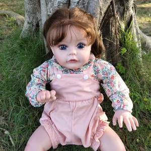 Muñeca Bebé Realista de Silicona R&B, Conjunto Infantil, Bebé Original <span class=keywords><strong>Reborn</strong></span>, Muñeca Americana, Bebé Real - Product Image 5