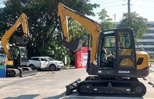 รถขุดตีนตะขาบขนาดเล็ก XE60GA ประหยัดน้ำมัน 6 ตัน ถังขนาด 0.23 ลูกบาศก์เมตร กำลัง 39.8 กิโลวัตต์ เหมาะสำหรับงานก่อสร้างในฟาร์ม - Product Image 4