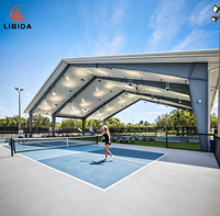 Structure en acier préfabriquée pour terrain de basket-ball, salle de sport, structure en acier à grande portée, centre sportif intérieur, construction personnalisée
