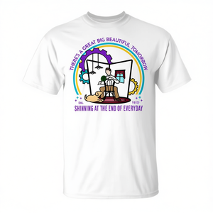 Camiseta del parque de atracciones There's A Great Big Beautiful Tomorrow Theme Park Carousel - Product Image 2