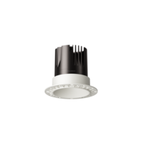 Plafonnier encastré LED COB sans cadre 12W, découpe 75mm, pour plafond en plâtre, CRI90+ UGR<19 LP-FX7584-RTA-0