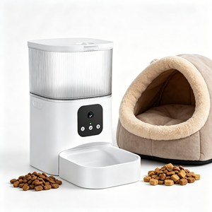 Gift Pack Smart Pet Feeder Custom Feeding Plan <b>Automatic</b> Pet Feeder Beautiful Appearance Pet Food <b>Dispenser</b> - Product Image 1