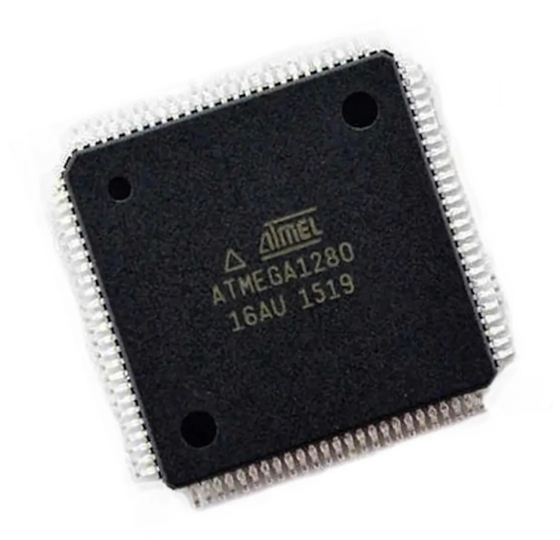 ATMEGA1280-16AU 마이크로 컨트롤러 전자 부품 집적 회로 TQFP100 MCU ATMEGA1280 원래 표면 마운트 트레이 AVR