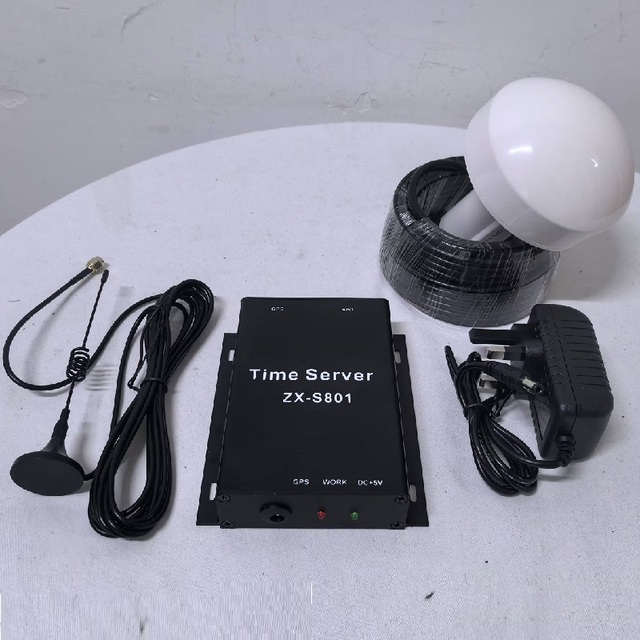 GPS Satellite Synchronize LED Clock Time Server Master Clock