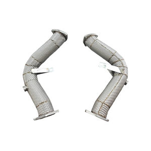 Tubo de bajada de acero inoxidable AKS para Audi S4 S5 A6 A7 A8 B8 Q5 SQ5 3,0 TFSI tubo de bajada 2007 + - Product Image 3