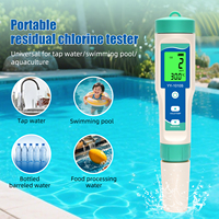 YAGO Moniteur numérique de qualité de l'eau 10-en-1 PH/TDS/EC/ORP/H2/Salinité/Chlore/S.G/Ω-m/Température, Testeur d'eau rechargeable Type-C
