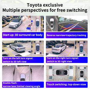Toyota Corolla Cross écran d'origine voiture caméra panoramique à 360 degrés 4 canaux 1080p système de caméra de vue d'oiseau trajectoire dynamique - Product Image 2