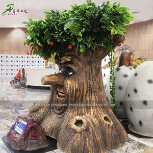 Kids Attraction Artificial Machine Animatronic Christmas Talking Tree Speak Multi-language