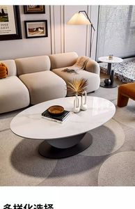 Tavolo <span class=keywords><strong>bianco</strong></span> piatto di roccia <span class=keywords><strong>salotto</strong></span> moderno semplice piccola casa irregolare di lusso <span class=keywords><strong>bianco</strong></span> tavolino <span class=keywords><strong>da</strong></span> caffè - Product Image 6