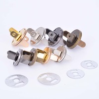 Sac à main magnétique fin et résistant, boutons à pression de bonne qualité, boucle pour vêtements, portefeuille 14mm 18mm, vente en gros,