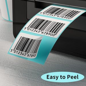 60x40 tự dính địa chỉ Sticker 40x30 trực tiếp nhãn nhiệt điện tử Quy mô in ấn giấy không thấm nước trống Sticker 30x20 - Product Image 4