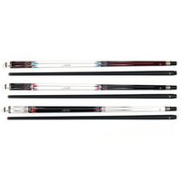 Tongkat Biliar Pool 1/2-pc Premium Serat Karbon Buatan Tangan dengan Ujung Multi-lapis 11.5/12.5 mm, Laris Terjual